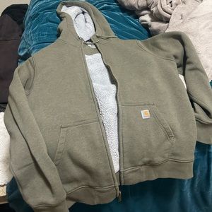 Green Carhartt thick jacket / coat
